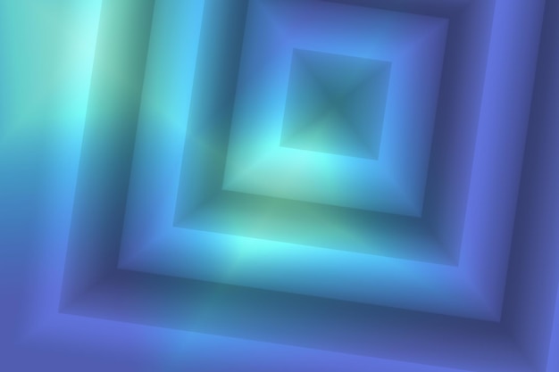 Ocean blue background with artistic ornament
