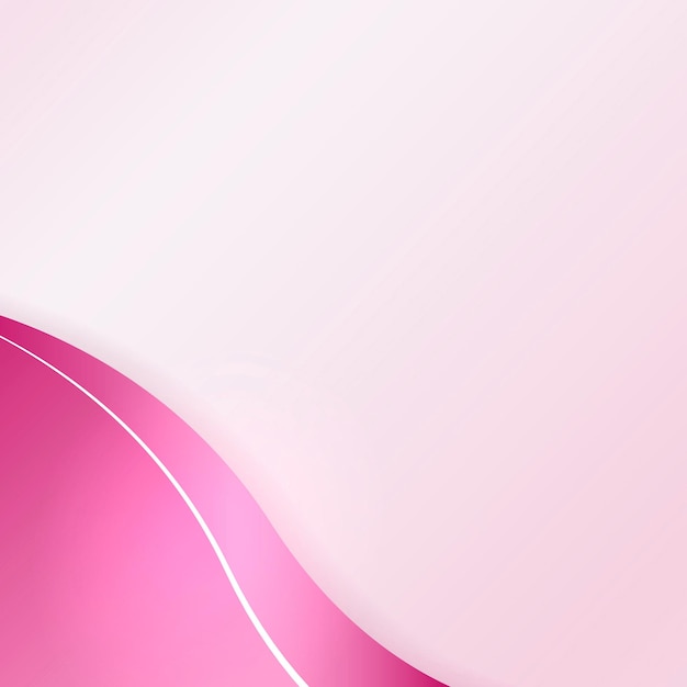 Ombre pink curve on a light pink background vector