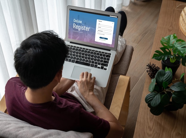 Online-registreringsformulär för moderiktig formulärifyllning