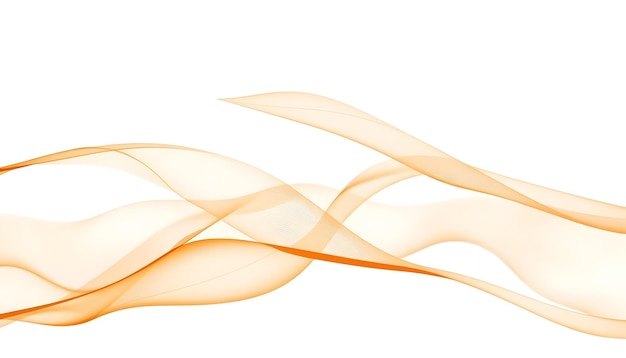 Orange Abstract Waves