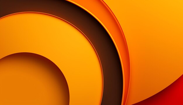 Orange and black circles with a circle in the middle