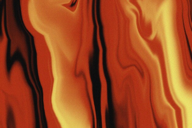 orange flame on black background with wave texture and glow