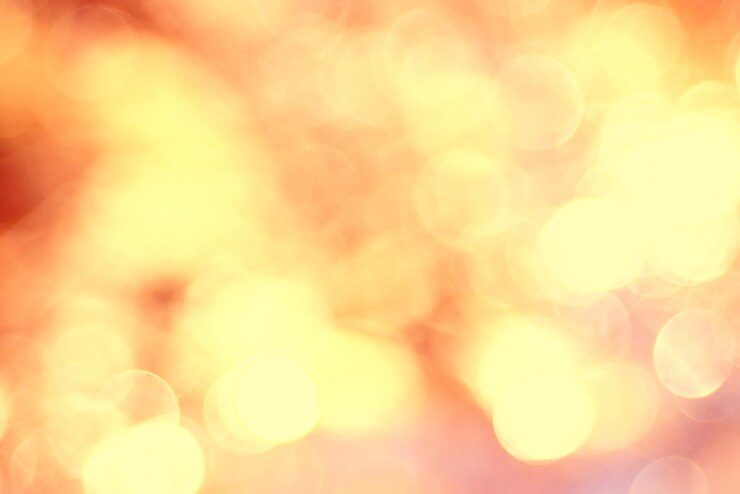 Bild orange golden summer blurred background