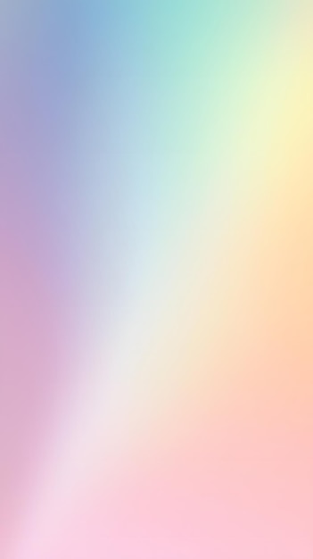 Pastel Rainbow Gradient Background Image
