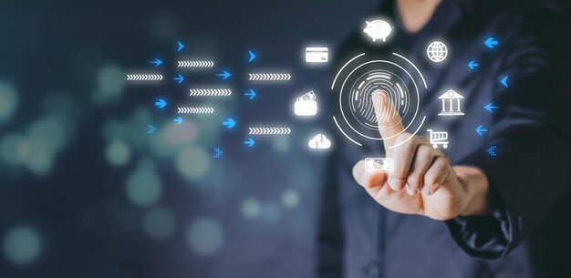 personlige finansielle dataovervågning og sikkerhedsscanning af digitale programmer cyber