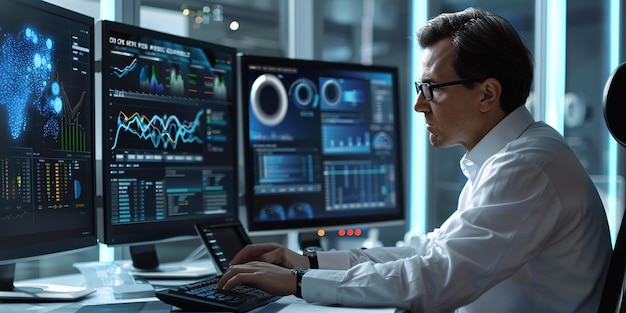 Photo of Actuary Analyzing Insurance Data