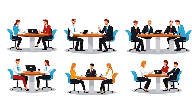 photo of people working together at a table with laptops