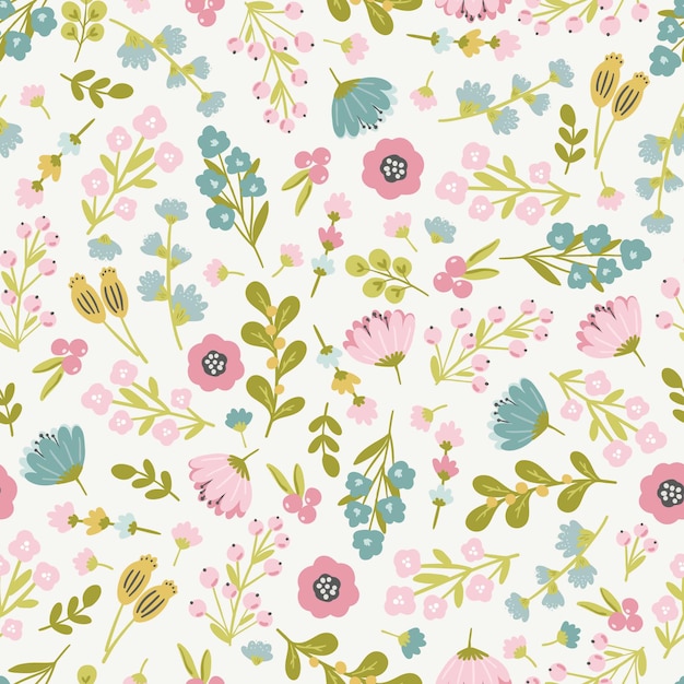 Pink flowers Pattern