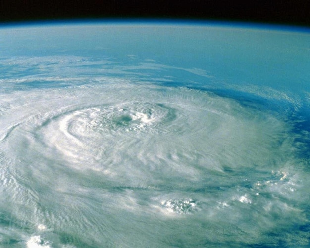 Planet Earth surface as it is seen from space 3d illustration