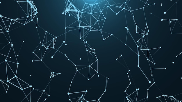 plexus style background, high tech digital technology background, cyberspace big data technology