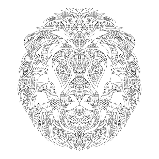 Png lion element transparent background
