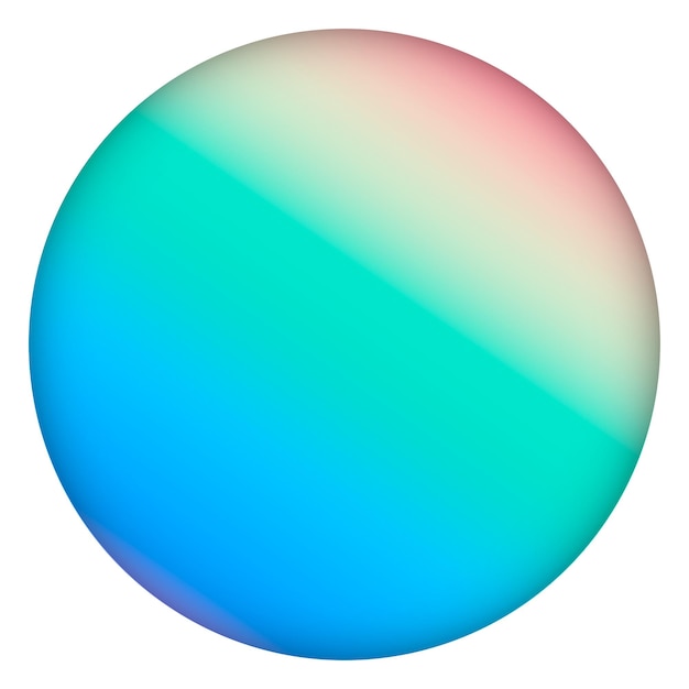 Png rainbow holographic circle badge transparent background