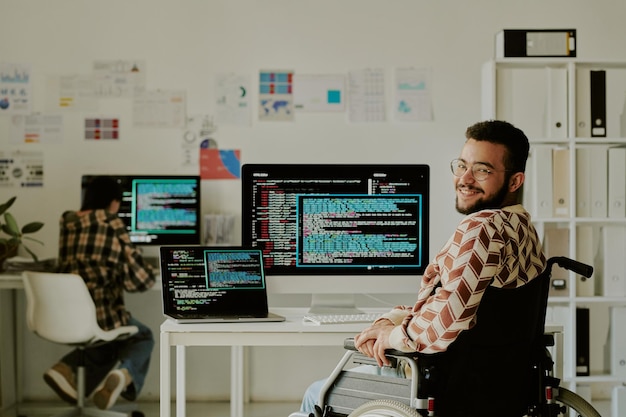 Portrait of IT Specialist with Disability
