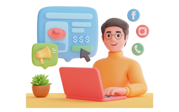 Premium Quality Ecommerce Store 3d Illustrations