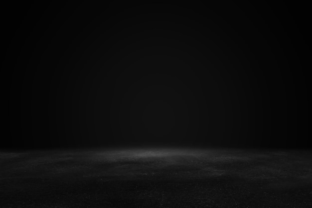 Product showcase Black studio room background Use as montage for product display