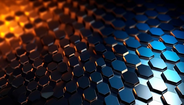 Professional hexagonal background