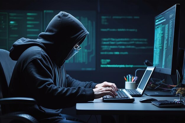 Program programmering programmør computer bærbar skærm hacker hacking