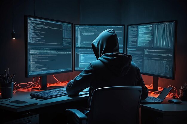 Program programmering programmør computer bærbar skærm hacker hacking