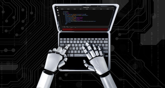 Programmering av programvaruutveckling på datorskärm för modern applikation