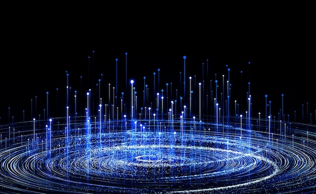 Punkt- och linjepartikelvirvel, kommunikationsteknik för big data-bakgrund