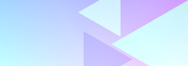 purple blue triangular empty background abstract background with trianglesbanner3d render