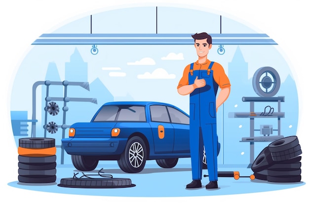 Race Cars and the Expert Mechanics Behind the Scenes