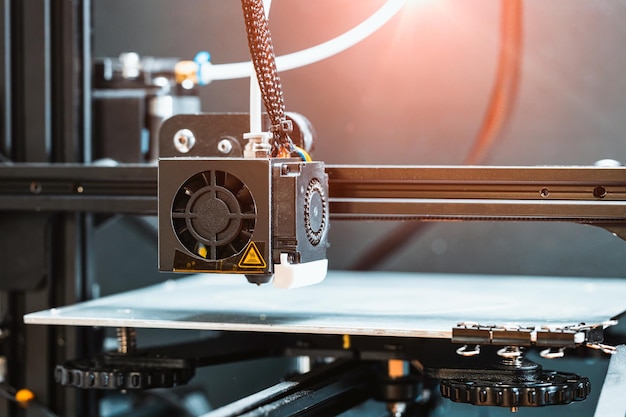 Rear printer for printing plastic products modern technology