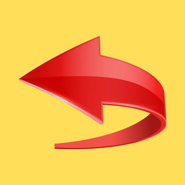 red arrow 3d red arrow 3d red arrow in different style and shapes 199