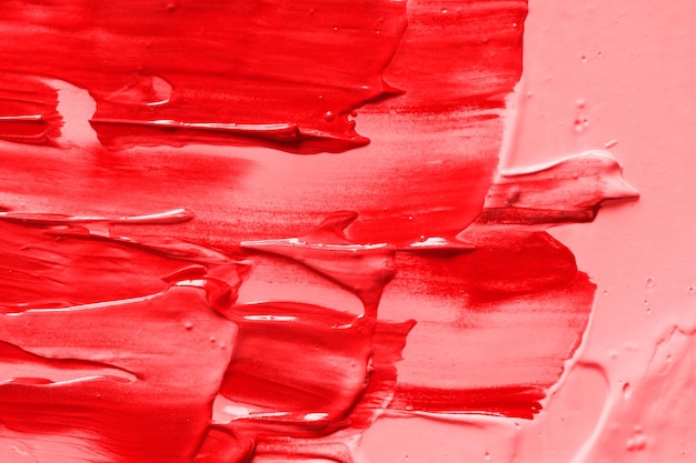Red oil paint. background for designer