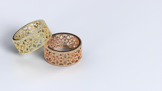 Ring wedding engagement shiney gold diamond band