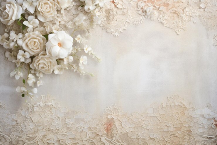 Bild romantic floral and lace wedding background with su wedding background floral flower design