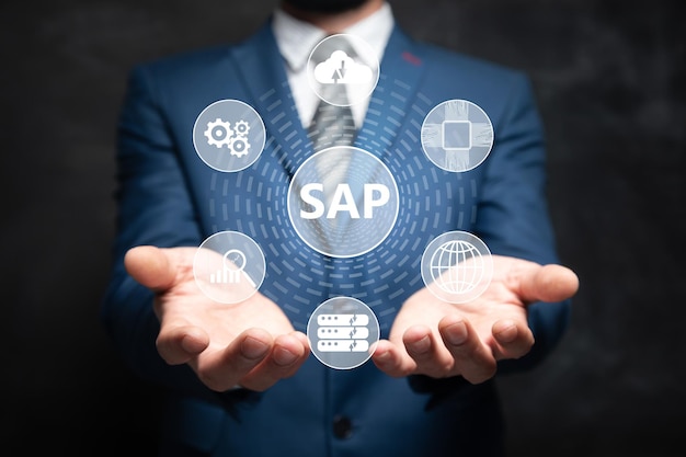 SAP and icons on the screen