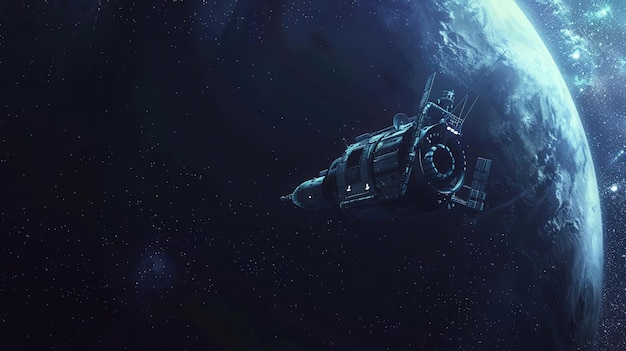 satellite in space