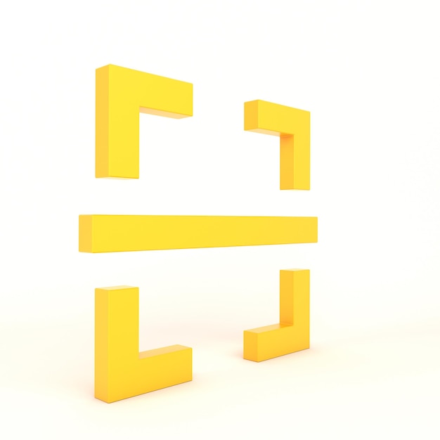 Scan Icon Left Side With White Background