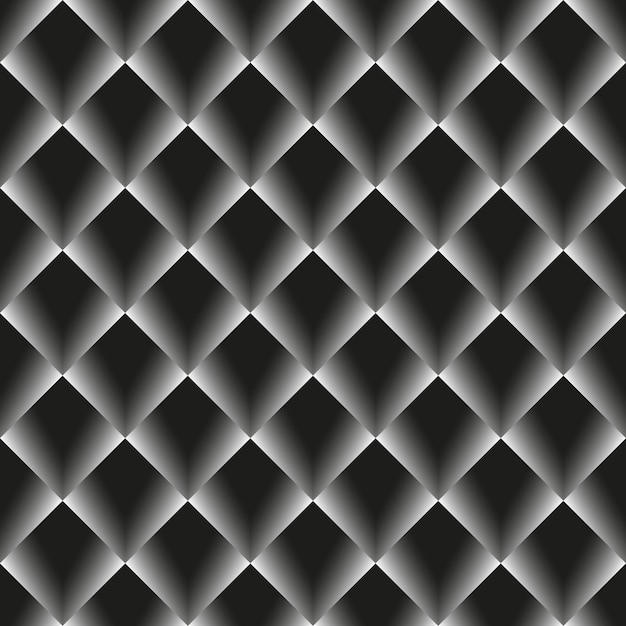 Seamless background of grid with grey rhombus