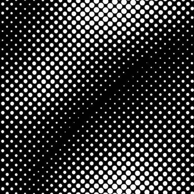 seamless circle halftone pattern design