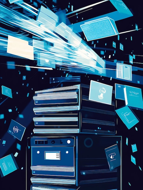 Seamless Data Transfer from Projector to Server Stack