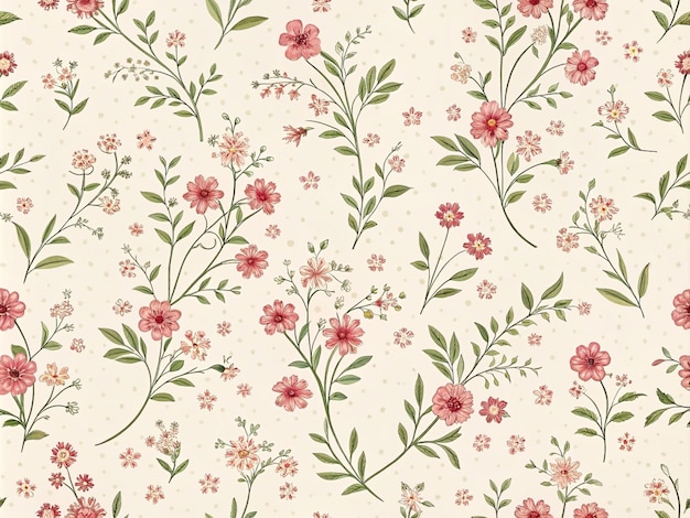 seamless flower pattern for fabric paper and curtain