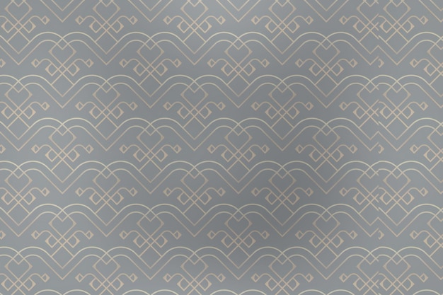 Seamless pattern in oriental style Geometric background