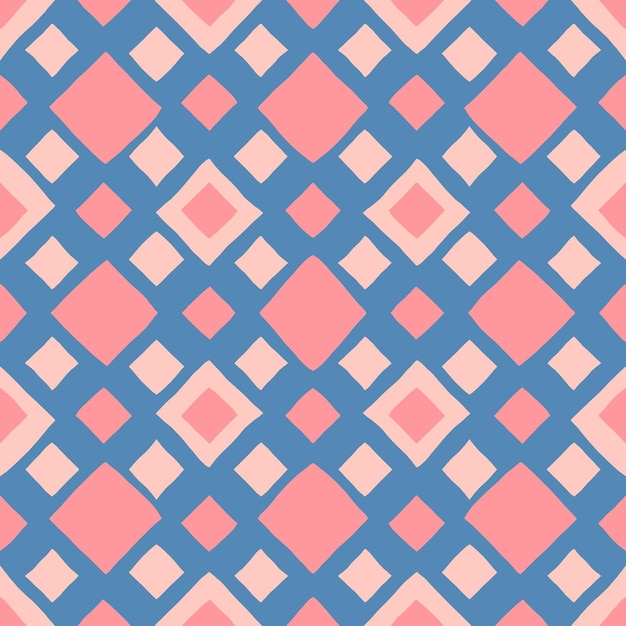 Seamless pattern retro vintage style 90 70s or 80s on pink Seamless pattern design