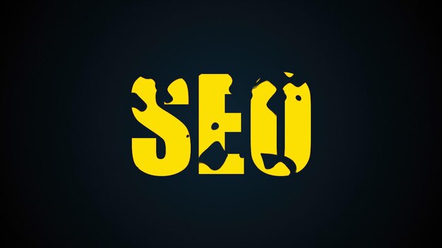 SEO text Abstract background Digital 3d rendering