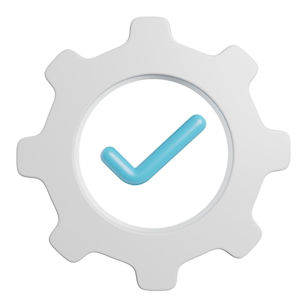 Settings Icon with Checkmark