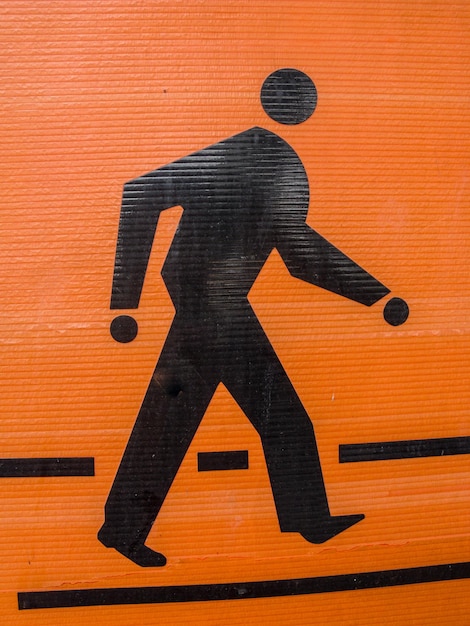 Shadow of man on wall