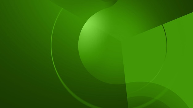 Shiny Glowing Affects Abstract background design Active Green