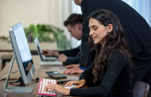 Side view of woman using mobile phone
