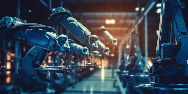 Smarta industrirobotarmar för digital fabriksproduktionsteknik