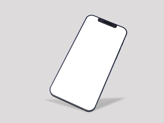 Smartphone med blank skærm