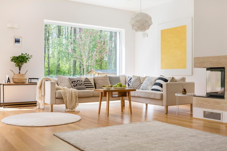 Foto sofa with pillows