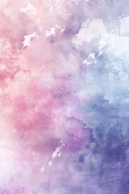 Soft Watercolor and Ink Wash Textures in Pastel Shades