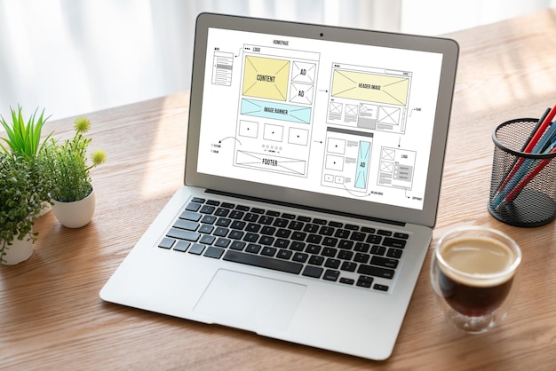 Software til webdesign tilbyder moderne skabeloner til online detailhandel